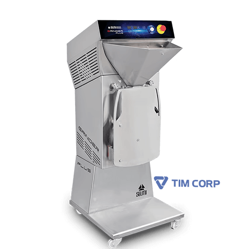Selmi Grinder Plus – máy nghiền thô hạt cacao chuyên dụng trong dây chuyền Bean to Bar tại TIM Corp